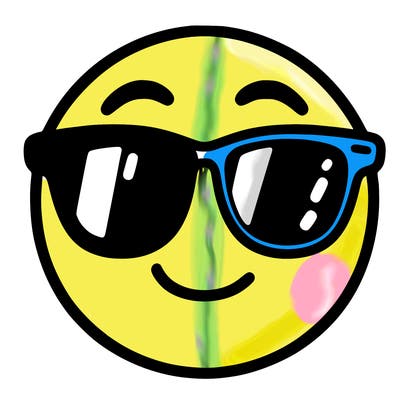 emoji with sunglasses