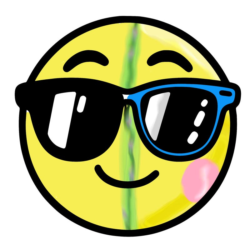 emoji with sunglasses