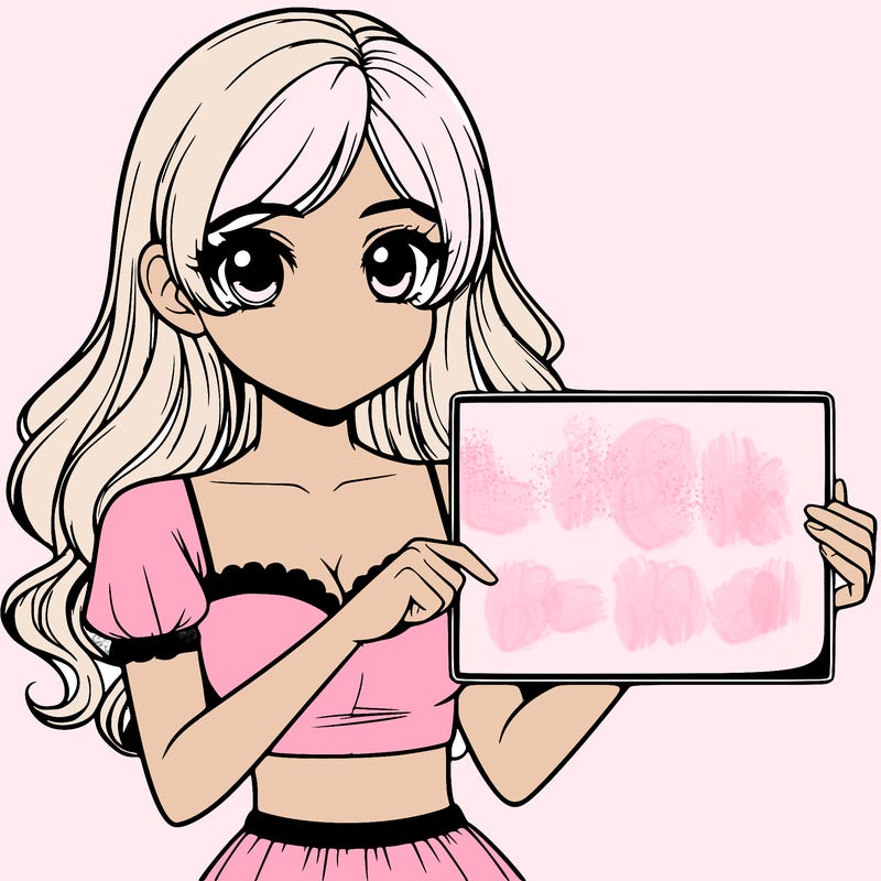 realistic pretty girl holding blank sign