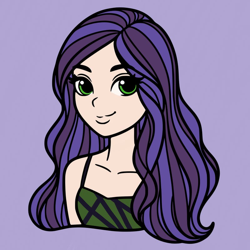 woman with long hair