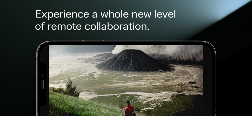 Evercast Studio - Evercast Studio app showing a high definition video for remote creative collaboration