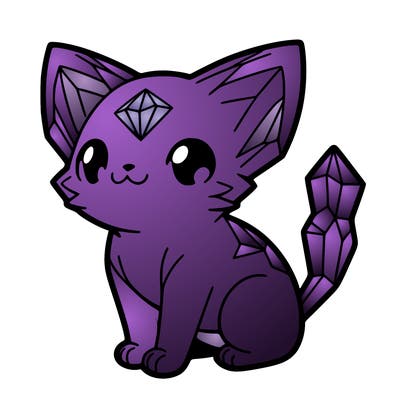 crystal kitten