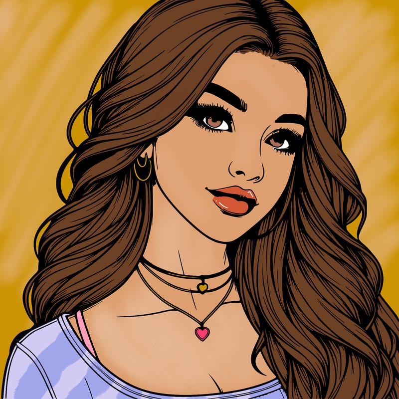 detailed realistic girl