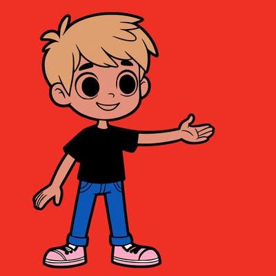 animated boy