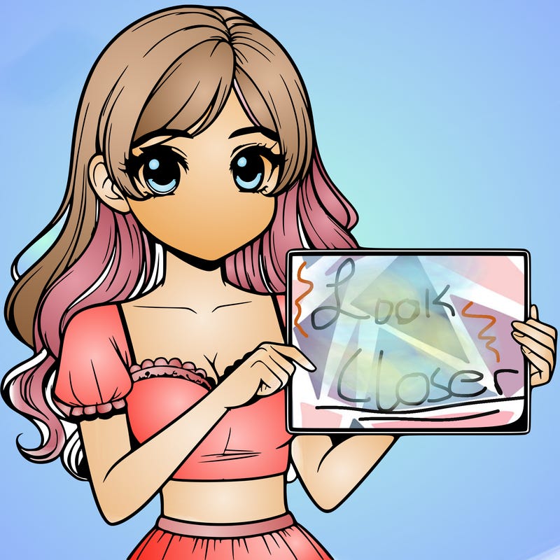 realistic pretty girl holding blank sign