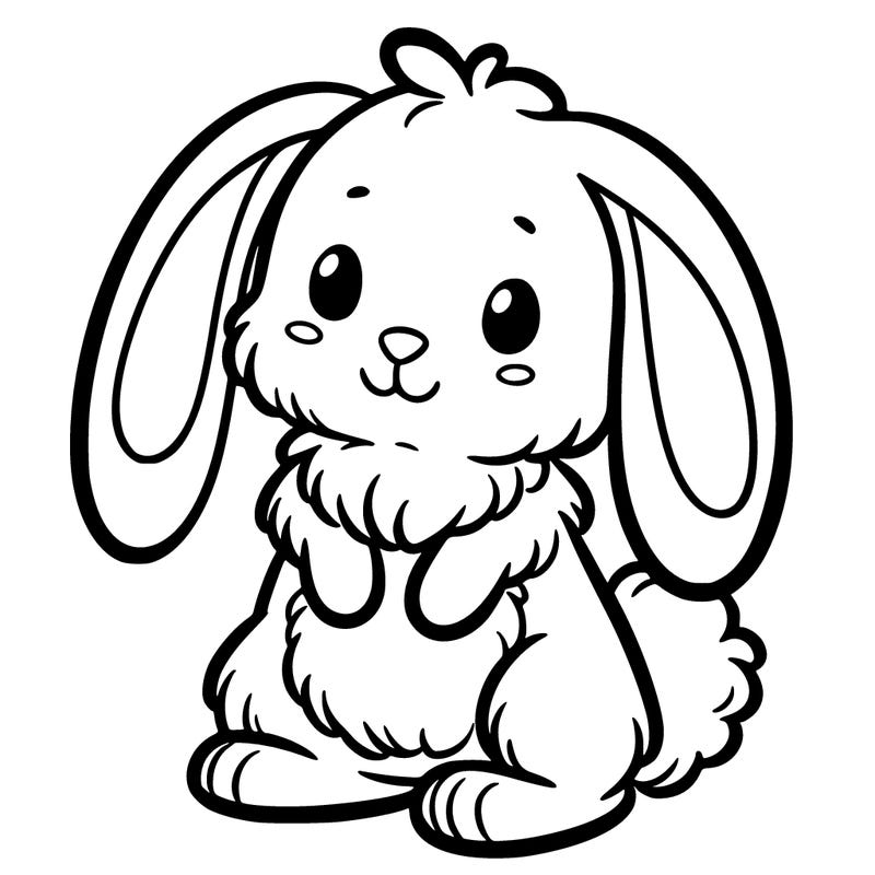 a bunny furry with floppy ears