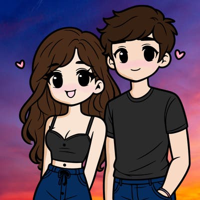 girlfriend and boyfriend