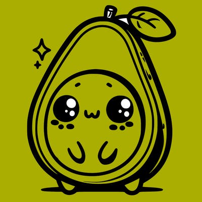 cute avocado