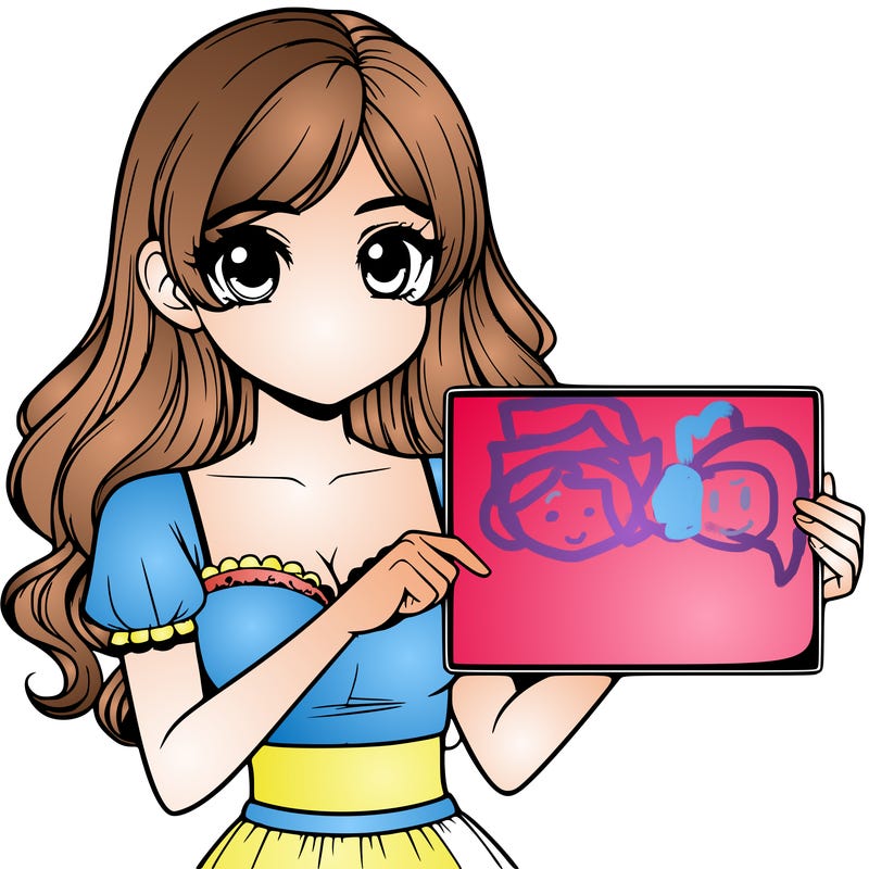 realistic pretty girl holding blank sign