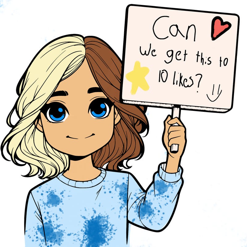realistic girl holding up a sign