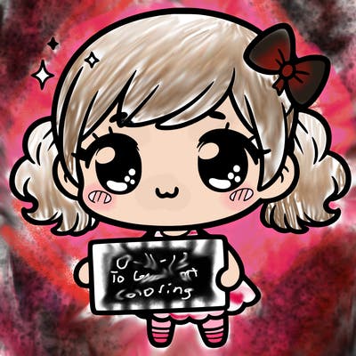 cute girl holding a sign