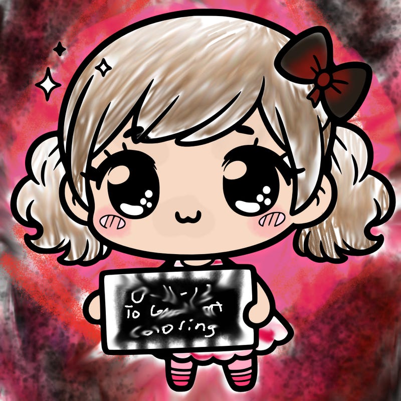 cute girl holding a sign