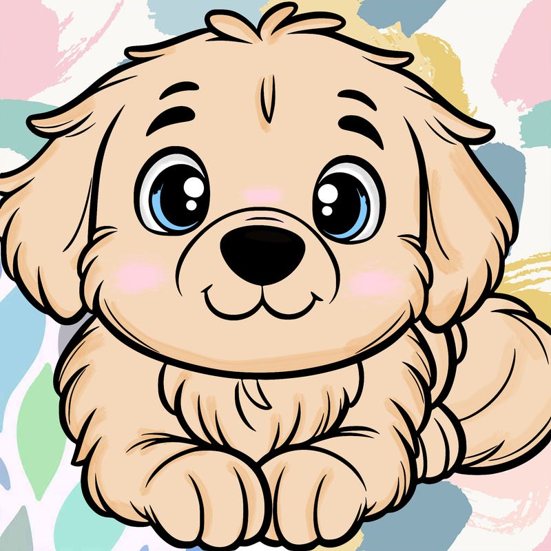 cute golden retriever dog