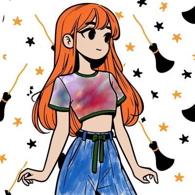 girl in a cute crop top