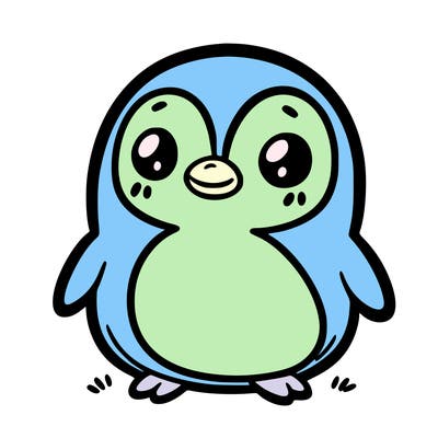 cute penguin