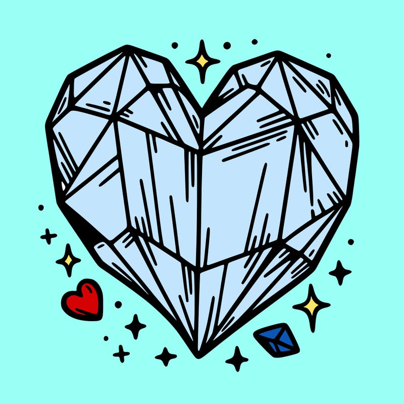 crystal heart
