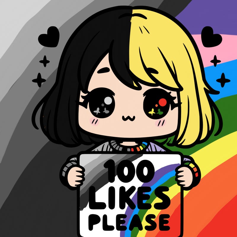 cute girl holding a sign saying 100 likes please