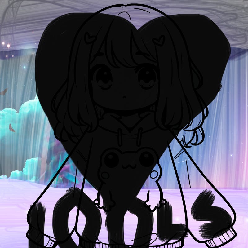 girl wearing frogging sweatshirt