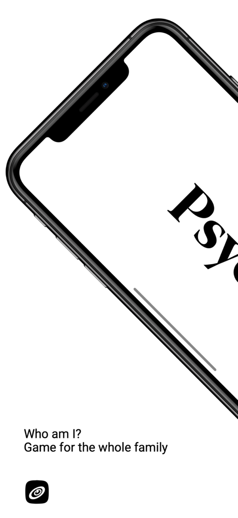 Who am I? - Party Game - Who am I party game screen for families on a smartphone