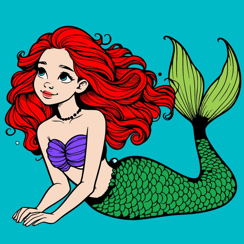 a realistic mermaid