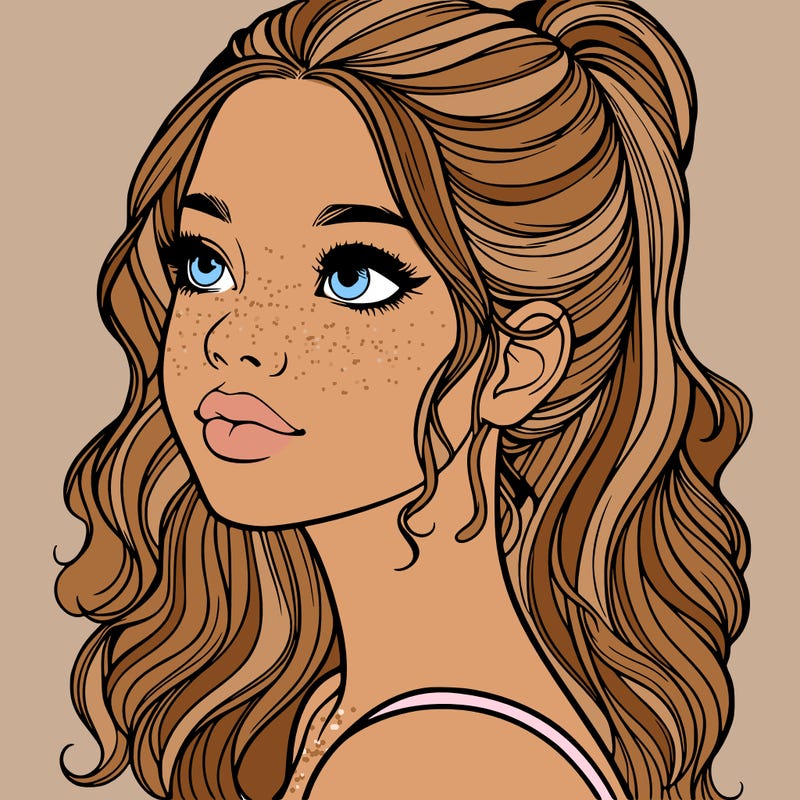 beautiful realistic girl