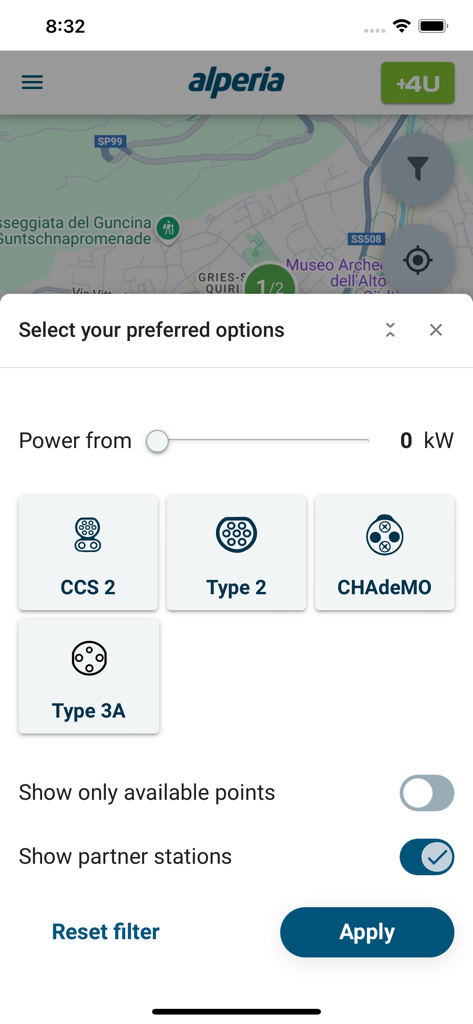 Alperia Charge - Navigation App | MWM