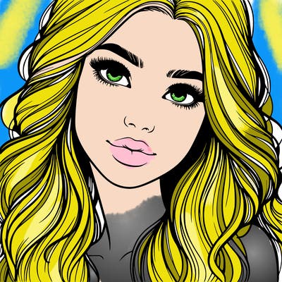 beautiful realistic girl