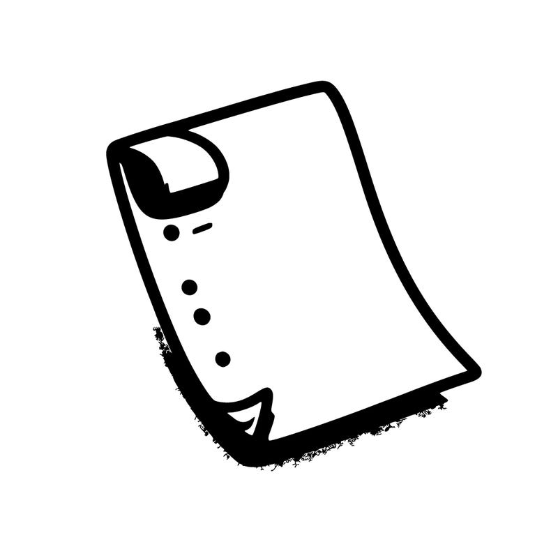 blank. piece of paper