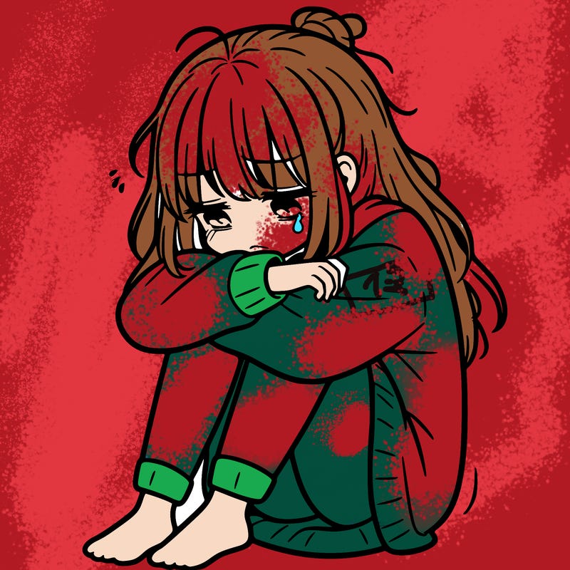 depressed girl