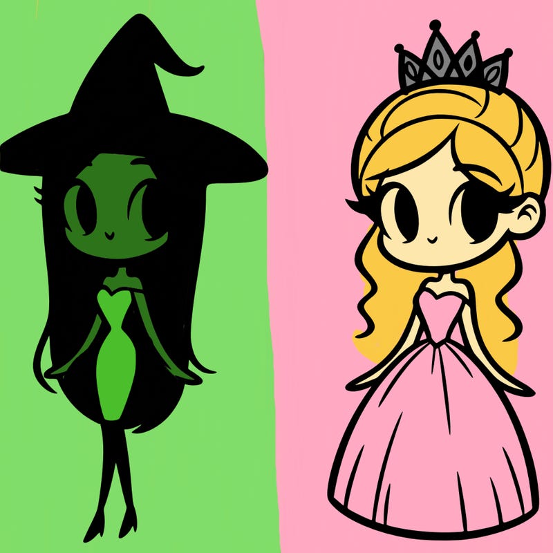 elphaba and glinda