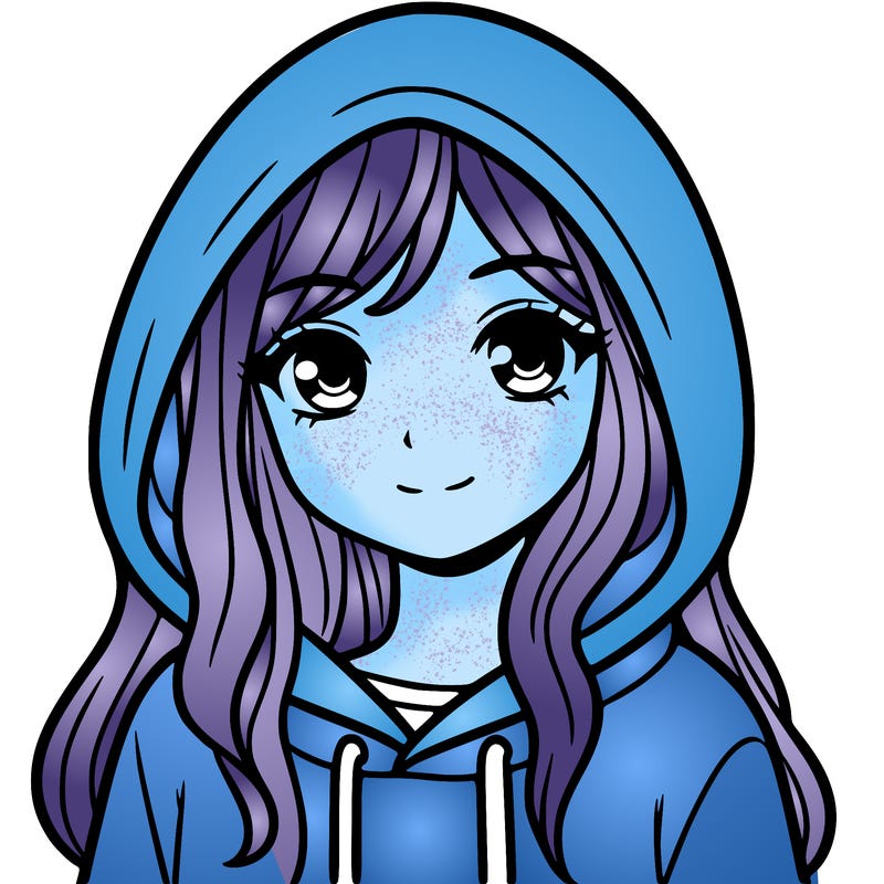 girl in hoodie