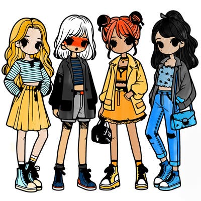 girls with fashion