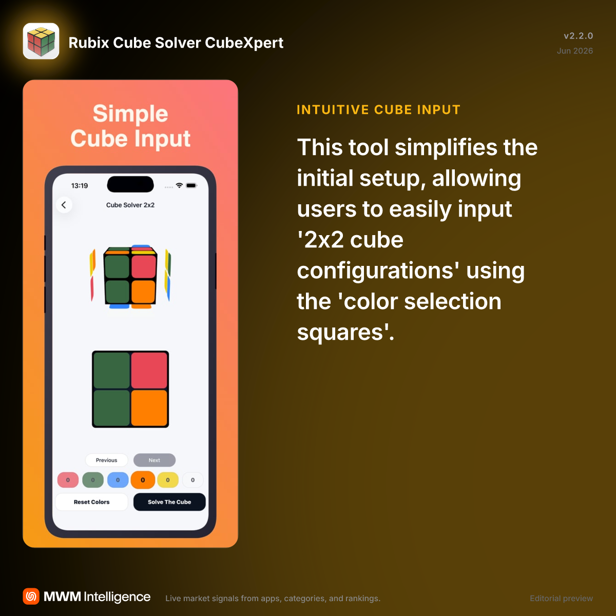 Rubix Cube Solver CubeXpert - Games App | MWM