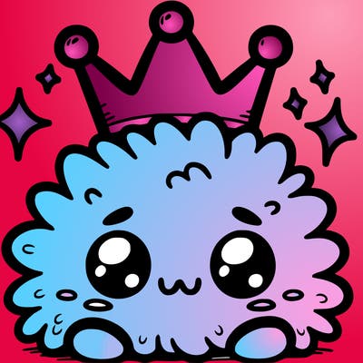 fuzzy, cute crown