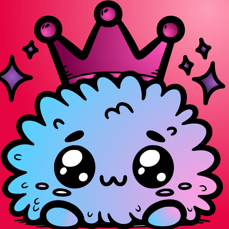fuzzy, cute crown