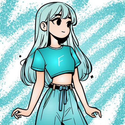 girl in a cute crop top