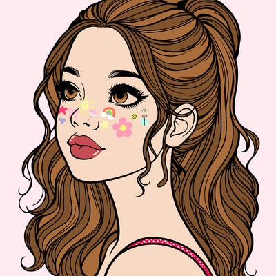 beautiful realistic girl