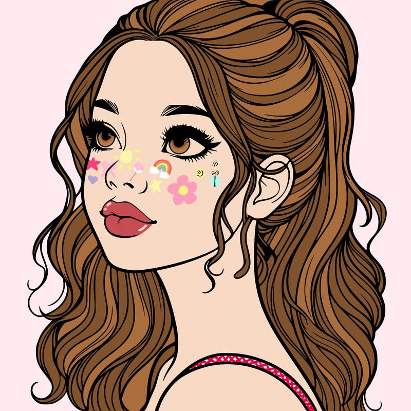 beautiful realistic girl