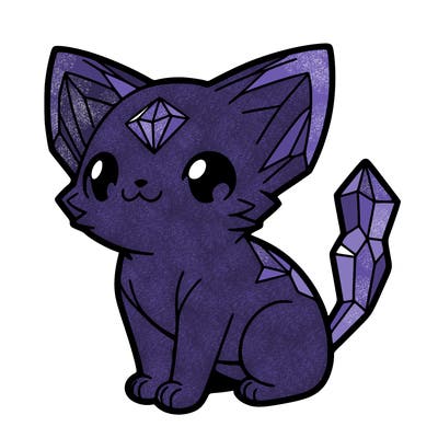 crystal kitten