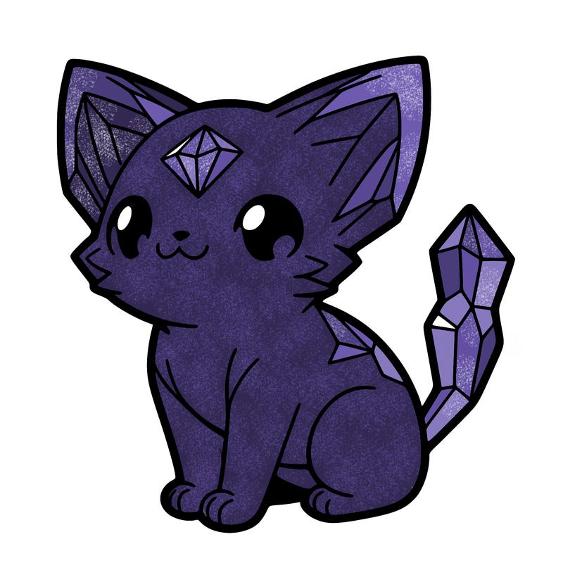 crystal kitten