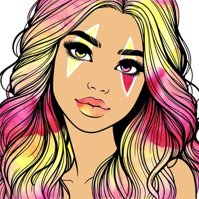 beautiful realistic girl