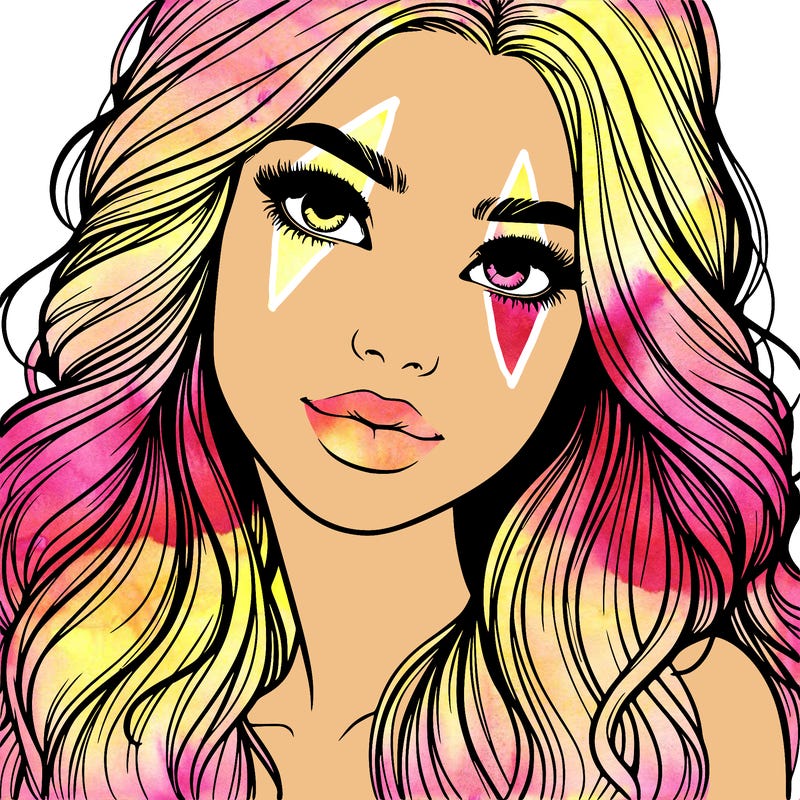 beautiful realistic girl