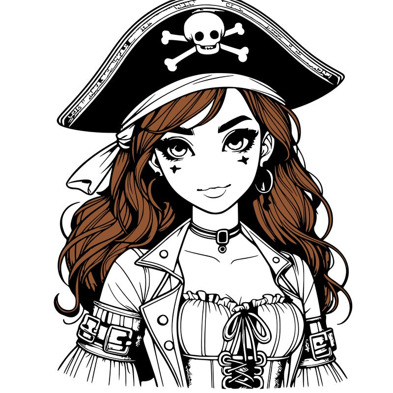 realistic pirate girl