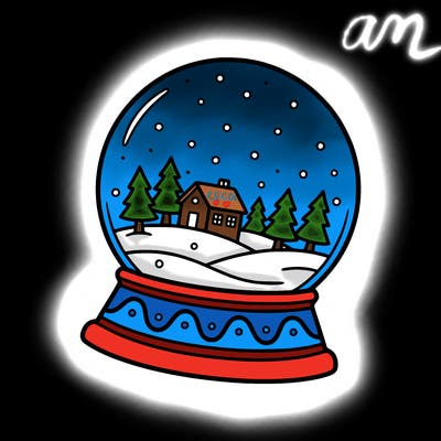 a snow globe
