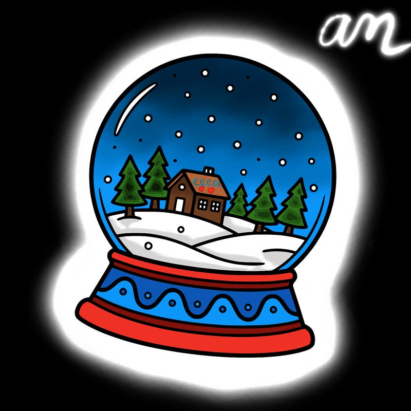 a snow globe