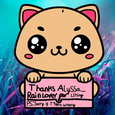 cute cat holding blank sign