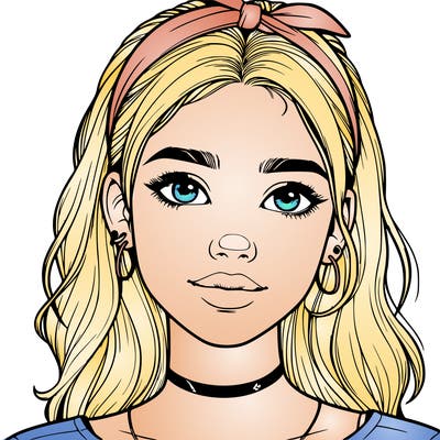 realistic teenage girl