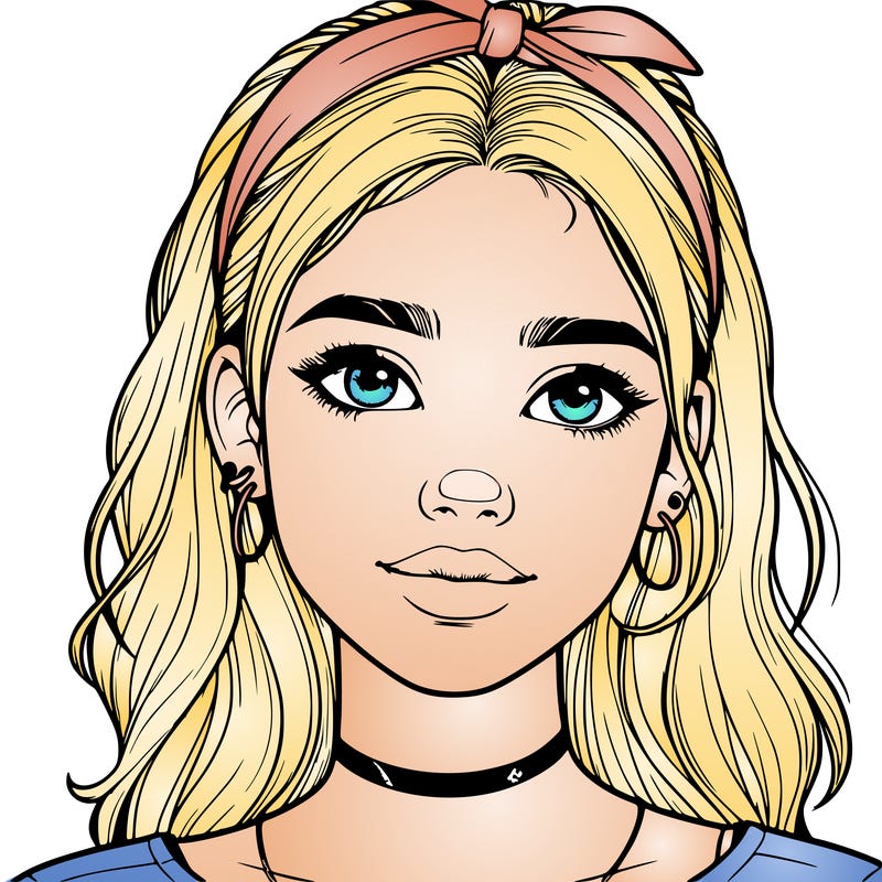 realistic teenage girl