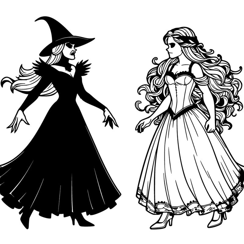 elphaba vs glenda realistic