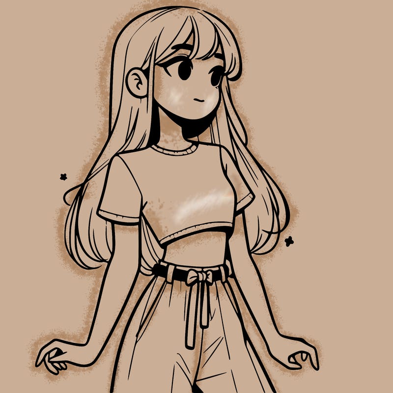 girl in a cute crop top